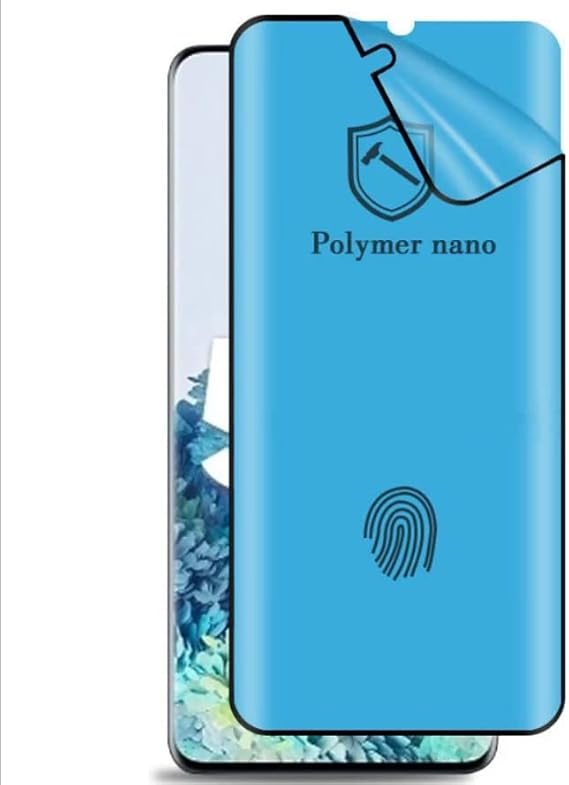 Samsung Galaxy S10 Plus ile uyumlu Polymer Nano Ekran Koruyucu Siyah