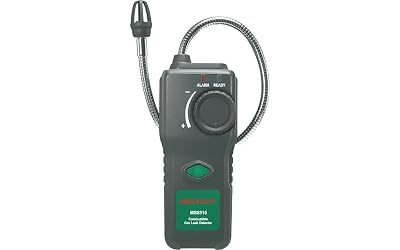 MGL MASTECH MS6310 Portable Combustible Gas Freon Leak Detector Natural Gas Propane Gas Analyzer with Sound Light Alarm Multi-Functions Environment TesterMS6310, Blue