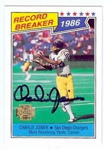 Sports Memorabilia Autograph Warehouse 97150 Charlie Joiner Autographed Football Card San Diego Chargers 2001 Topps Archives No. 157