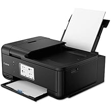 Canon TR8520 All-In-One Printer For Home Office |Wireless | Mobile Printing | Photo and Document Printing, AirPrint(R) and Google Cloud printing, Black