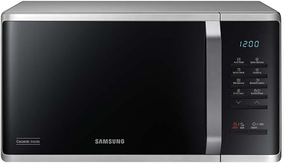 Samsung MS23K3523AS/EU 23L Solo Microwave Oven, Triple Distribution System , Silver