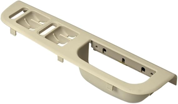 Car styling Car Door Window Switch Control Panel Bezel 3B1867171E for VW Passat B5 Jetta Bora Golf MK4 1999-2002 2003 2004 Replace(Beige)