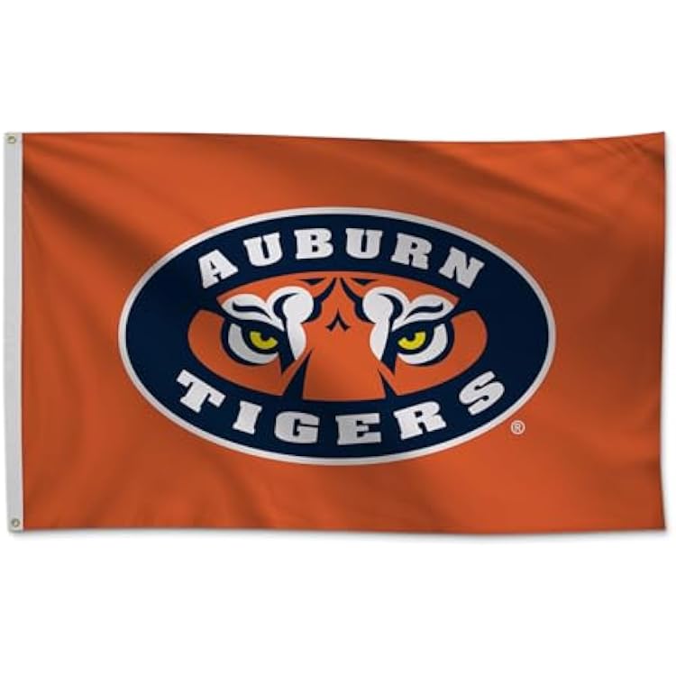 Auburn Tigers College Sports Printed Flag - NCAA Licensed - Nylon - School Banner Orange 3 x 5