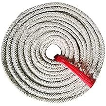 Ceramic Fiber Rope Gasket,Round Braided Seal for Boiler Furnace Oven Kiln Casting Wood Stove Door Gasket,Diametre 25mmx5M