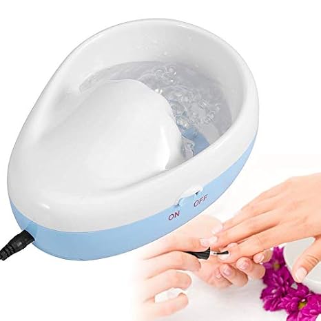 Electric Nail Soaking Bowl, Manicure Hand Bowl Spa Massager Vibrating Massager Soak Soothing Relaxing Manicure Machine Soften Cuticles Hands Care Tool
