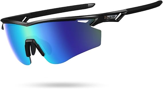 Polarized Running Sunglasses for Men Women Ultra-Comfort, UV400 Protection