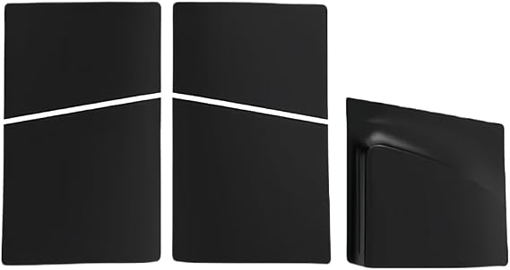 Replacement Faceplate Split ABS Hard Case Anti-Scratch Face Plate Console Cover Protective Case Shockproof for PS5 Slim Disc/Digital Edition Console