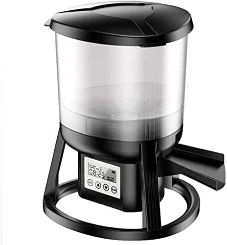 Programmable Auto Fish Feeder with LCD Display, Intelligent Timing, Waterproof Design, 6L Large Capacity for Automatic Fish Food Dispensing