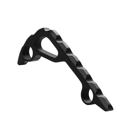 アルミニウム合金バックスペーサー Benchmade Bugout 535対応 - 軽量CNC加工ブラック交換部品