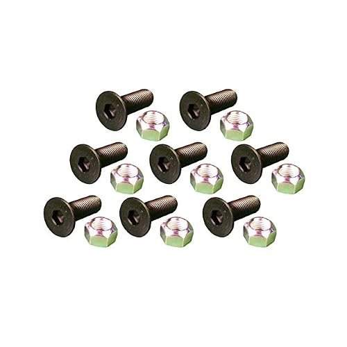 8 - Caterpillar Style Skid Steer Cutting Edge Bolts w Nuts - 159-2953, 8T-4778