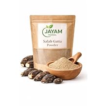 Jayam Hebal Salam Gatta Powder (Salep Orchid Root) Natural Botanical Po.wder Fine Ground, No Additives 100g
