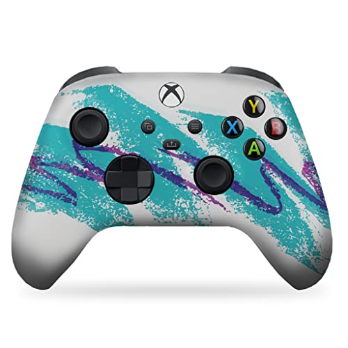 DreamController 90S Cup Custom X-box Controller Wireless compatible with X-box OneSeries XS Proudly Customized in USA with Permanent HYDRO-DIP PrintingNOT JUST A SKIN MODDED