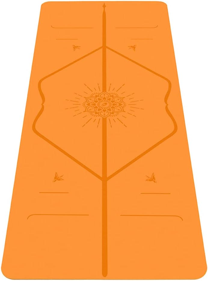 Liforme Special Yoga Mat - Environmentally Friendly & Non-Slip - Original Unique Alignment Marking System - Biodegradable Mat Made of Natural Rubber - Special Edition