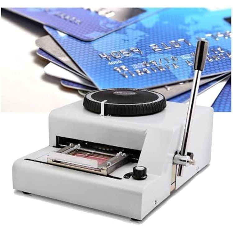 PVC Card Embosser 72 Characters Manual Embosser Machine Credit ID VIP Code Card Printer Manual Character Typing Machine