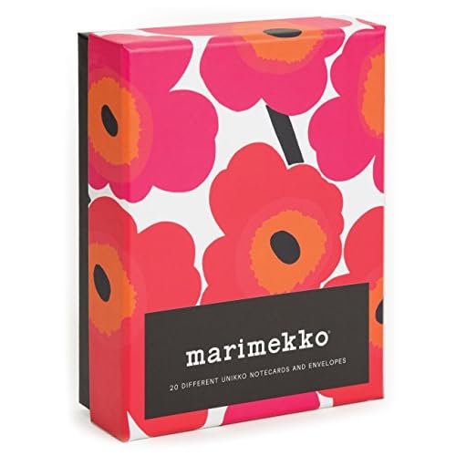 Marimekko Notes: 20 Different Unikko Notecards and Envelopes