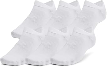 Under Armour Unisex Adult Essential No Show Socks 6-Pairs