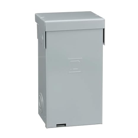 Square D - HOME250SPA Homeline Spa Panel, Load Center With 50-Amp Enclosed Main Breaker, 2-Pole, Ground Fault Interrupt