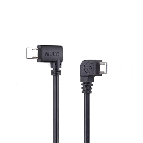 Micro USB to Multiport Gimbal Stabilizer Control and Charging Cable, for Zhiyun Crane 2/Weebill S/Lab, for Sony Camera A7M2 A7R2 A7S2 A7M3 A7R3 A7S3 A7R4 A6000 A6100 A6300 A6400 A6500 A6600