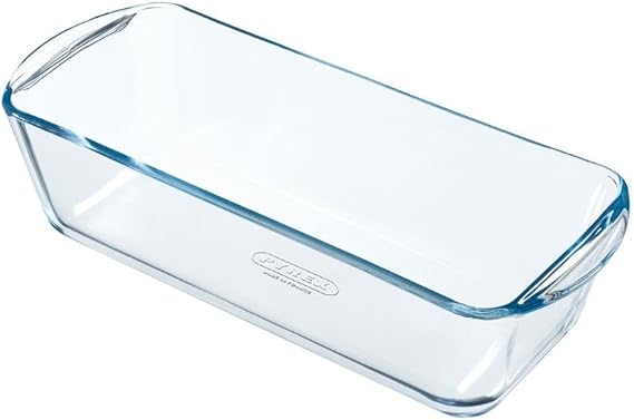 Pyrex Bake & Enjoy Glass Loaf Dish 280 x 120mm / 1.5Ltr - Scratch Resistance, Transparent Pan FU130