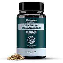 Gokshura Extra Strength: High-Potency Tribulus Terrestris for Men Boost Muscle Strength, Exercise Performance & Overall Wellness | 40% Saponins, 60 Veggie Caps