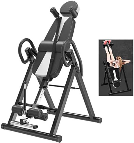 Adjustable Foldable Inversion Table for Back Pain Relief and Posture Improvement, Heavy Duty Teeter Therapy Equipment