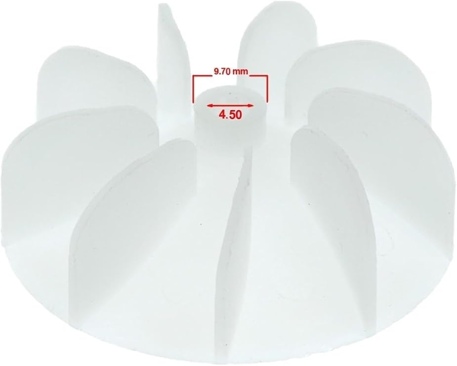 4.5mm White Blow Dryer Propeller