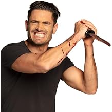 Boland Bloody Knife 33 CM, Multicoloured, Realistic Accessory for Killer Costumes, Halloween, and Themed Events