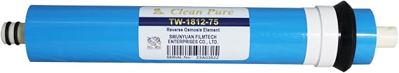 Spring Water Swun Chyan 75GPD Membrane Filter - Reverse Osmosis Water Purification Filter - NSF Certified - Low Wastewater Consumption