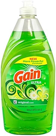 Gain Dish Detergent, Original, 21.6 fl oz 638 ml, 21.6 oz, GAIN Kitchen Detergent, American Goods, Made in the USA Original/22.8 fl oz 638 ml Parallel Import