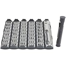 128 in 1 Precision Screwdriver Set, Electronics Repair Tool Kit with 120pcs Screwdriver Head, Small Manual Screw Driver Toolkits with Magnetic Handle, Portable Storage Case