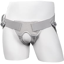 Inguinal Hernia Belt for Single/Double Groin, Adjustable Hernia Support Truss with 4 Removable Compression Pads(Large)