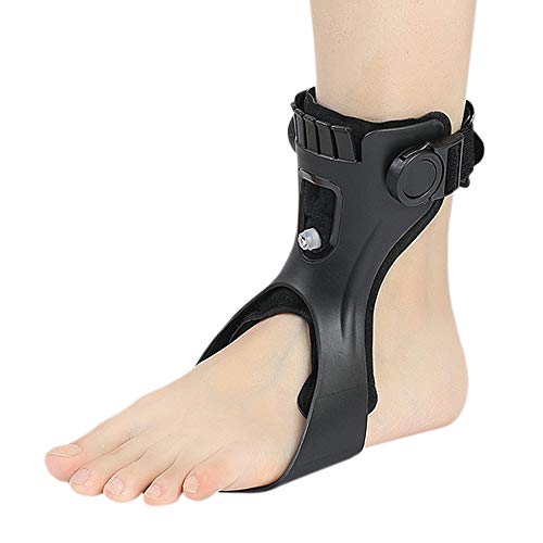 Drop Foot Brace Orthosis AFO AFOs Ankle Brace Support With Comfortable Inflatable Airbag for Hemiplegia Stroke Shoes Walking Left foot, Large