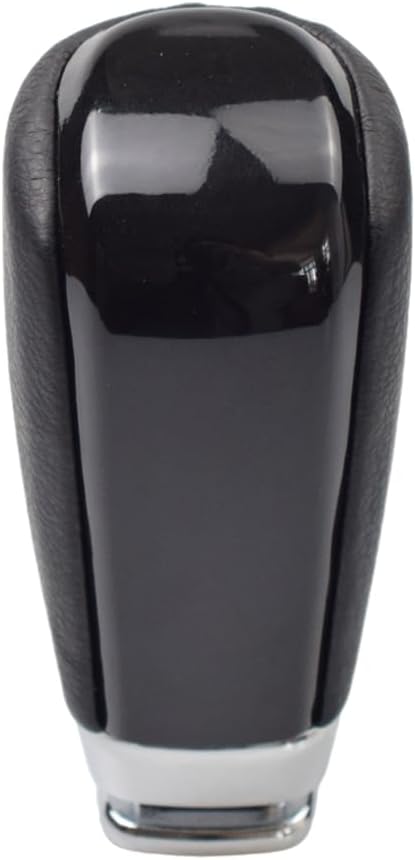 for Toyota Prado FJ 150 Cruiser 2010 2011 2012 2013 2014 2015 2016 2017 Leather Automatic Transmission Gear Shift Knob (Black)
