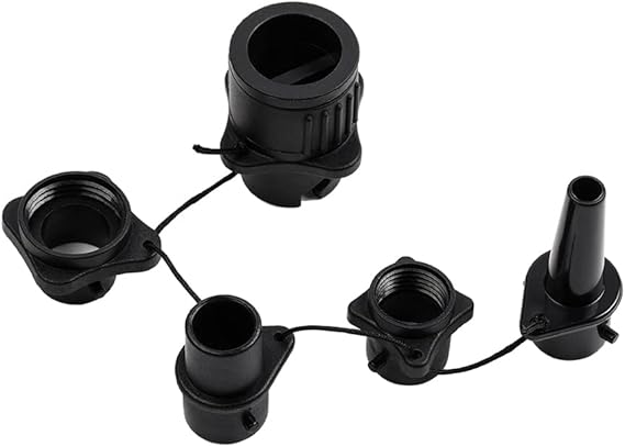 Inflatable Boat SUP Pump Adaptor and Kite/Boston Valve Standard Conventional Air Pump Air Valve Adapter Spoke Plate Attachment(Multi)