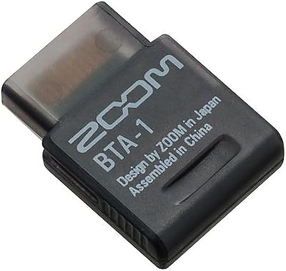 Zoom BTA-1 Bluetooth Adapter, for Wireless Control and Timecode sync for H4e, H6e, H5studio, H6studio Handheld Recorders, LiveTrak L12next, L20, and more