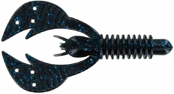 Big Bite Baits 3" Kamikaze Craw/Black Blue Flake (8 Pack)