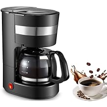 600W Mini Coffee Machine, Fully Automatic Tea Maker with Insulation Function Above 50C, Anti-drip Device and High-density Filter Suitable for Making Coffee and Milk