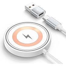 for Samsung S25 S26 Ultra Magnetic Wireless Charger Pad for Samsung Galaxy S26+ S26 S25 S24 S23 Z Flip 7 Z Fold 7,15W Magnet Wireless Charger Mat Station with 4FT USB C/USB A Port for iPhone 17e 16e