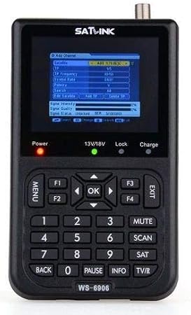 Satlink Ws-6906 Görüntülü Uydu Yön Bulucu, Siyah