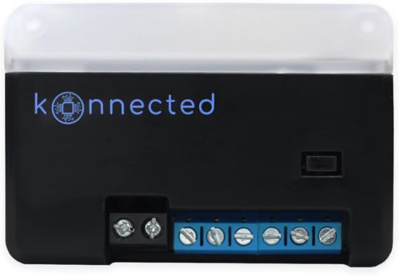 Konnected Smart Garage Door Opener blaQ - Works with Chamberlain/Liftmaster Security+ Openers - Local myQ Alternative - Alexa, SmartThings, Home Assistant, Hubitat, Control4, HomeSeer Integration