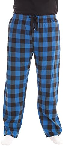 At The Buzzer #followme Plaid Mens Pajama Pants PJ Bottoms for Sleeping and Lounge Wear