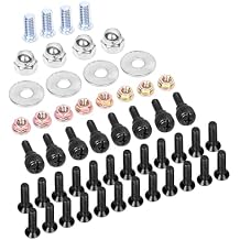 KAMaster Hardware Pack for Green Egg Side Shelves,Screw Replacement Kit for Grill Mates of S/M/L/XL/2XL Green Egg Grill (Screw Kit for Full Set Side Shelve)