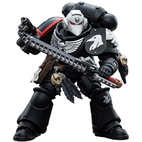 JOYTOY 118 Action Figures - Warhammer 40,000 Raven Guard Intercessors Sergeant Rychas - 5,Classic Character,Collectible,Age 15 and Above