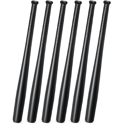 Liliful Plastic Baseball Bat 29.5 Inch Baseball Bat Solid Lightweight Plastic Bat with Molded Plastic Grip Handle for Daily Baseball Practice Festival Gift Party Decoration