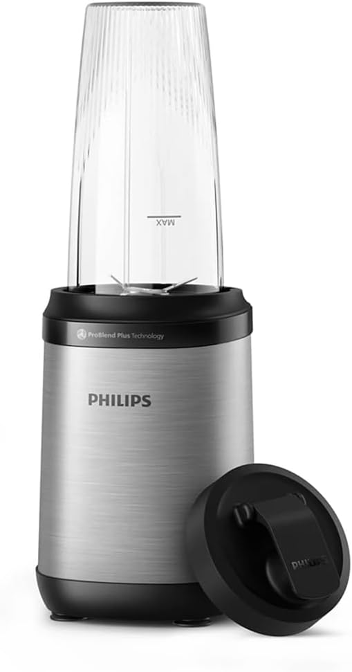 Philips 5000 Series Blender 800 Watt, ProBlend Plus Technology, 0.7L Capacity Hopper, Leakproof cover, Smoothie Blender, HR2764/00