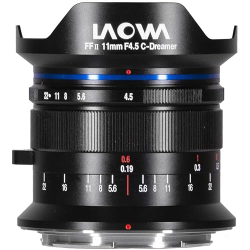Laowa 11mm f4.5 FF RL Lens Compatible with Nikon Z Mount Black