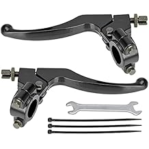 FVRITO 7/8" 22mm Universal Clutch Brake Handle Levers Perch for CRF50 CRF70 CRF80 CRF100 CRF150 XR50 XR80 XR100 ATC 200m Pit Dirt Bike Motor Motocross Motorcycle Baja Mini Bike MB200 Left and Right