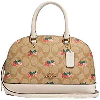 Coach Signature Strawberry Mini Sierra Leather Satchel - #91514