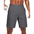 PULI Men's Golf Shorts Stretch Casual Dress 10 Inch Inseam Lightweight Quick Dry Waterproof Hiking Shorts with Pockets