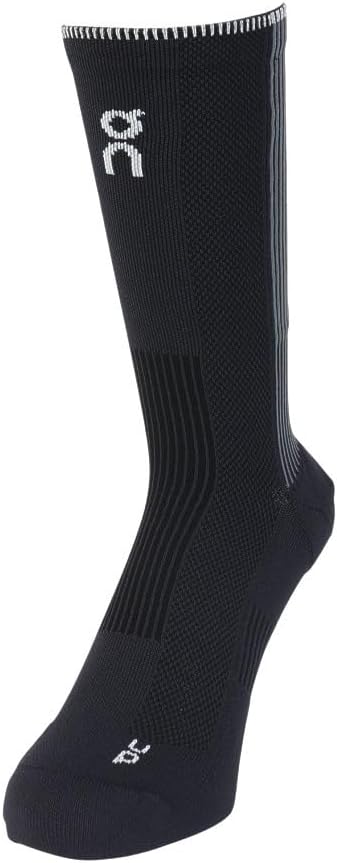 High-Performance Run Socks in Black by On